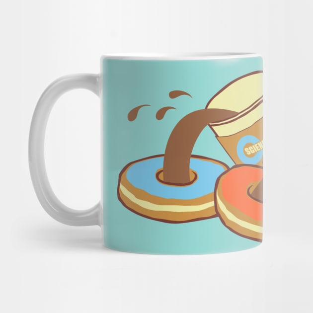 Still Life with Coffee, Donuts and Science by robotrobotROBOT